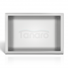 BALNEO WALL-BOX ONE Inox Półka wnękowa ze stali nierdzewnej 30x20x10 cm